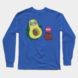 kawaii Avocado Dog Long Sleeve T-Shirt